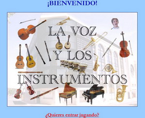 La voz y los instrumentos musicales
